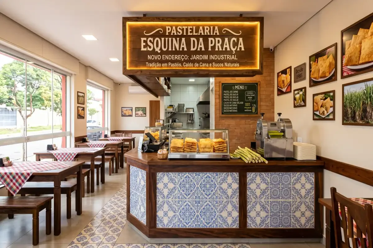 Pastelaria Esquina da Praça Inaugura Novo Endereço no Jardim Industrial em Contagem