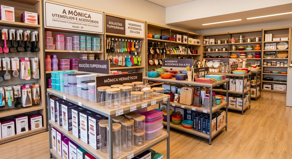 Mônica Utensílios e Acessórios Inaugura Espaço com Novidades para o Lar no Jardim Aeroporto