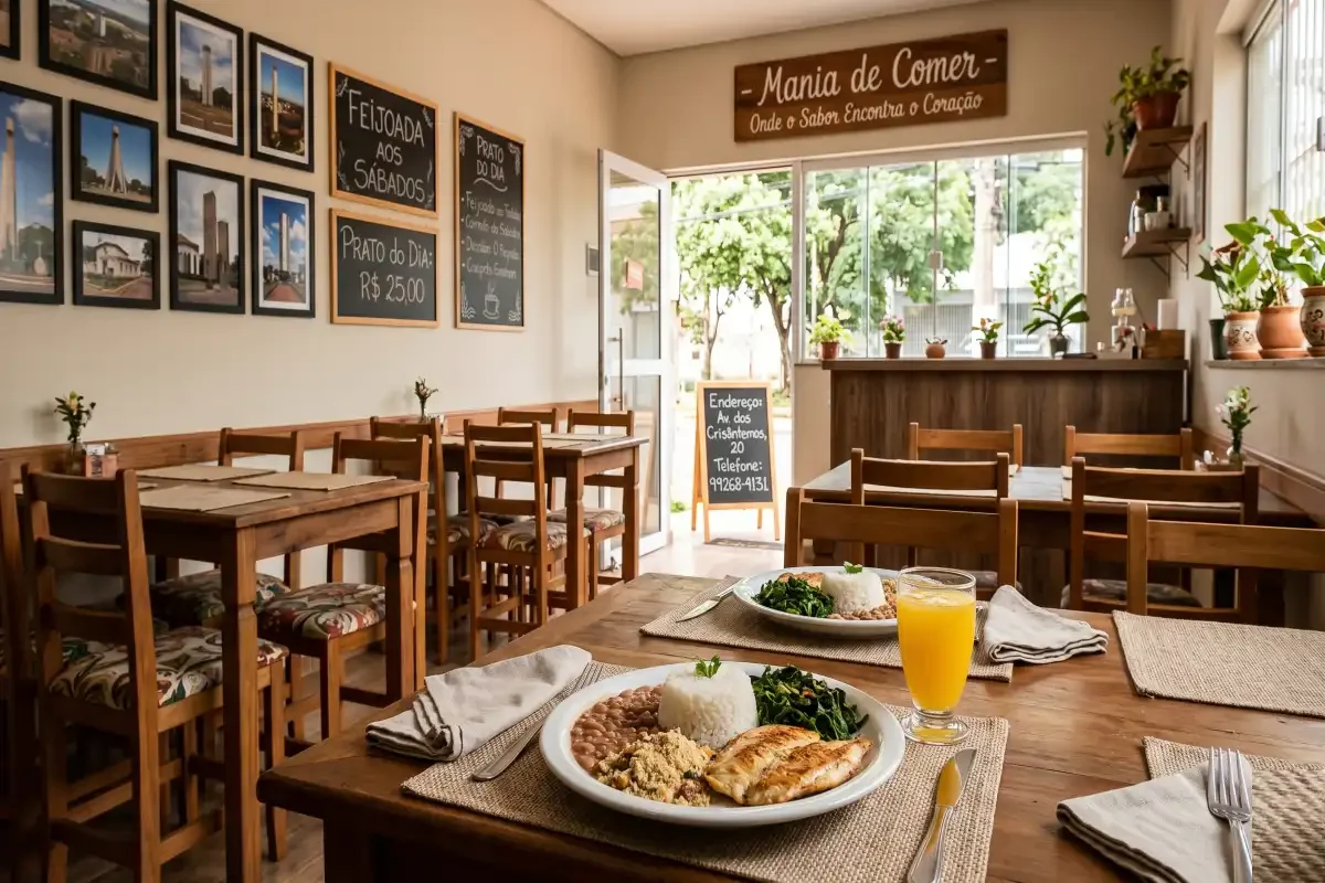 Restaurante Mania de Comer: Inspiração em Campo Grande
