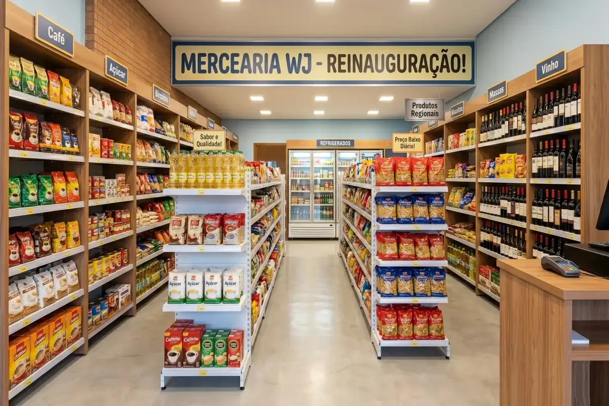 Reinauguração da Mercearia WJ traz Novidades e Promoções Exclusivas ao Jardim Planalto