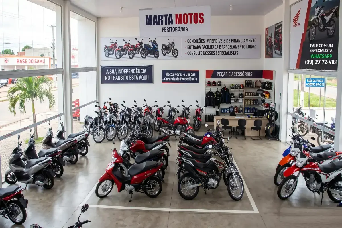 Marta Motos em Peritoró: Venda de Motos Novas e Usadas
