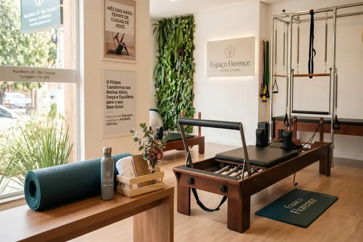 Pilates em Contagem: Mês das Mães no Espaço Florence
