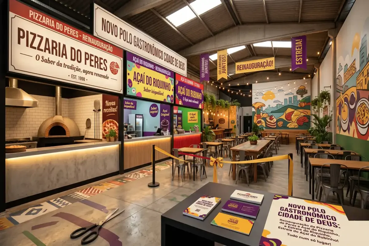 Inauguração de Polo Gastronômico na Cidade de Deus, Manaus