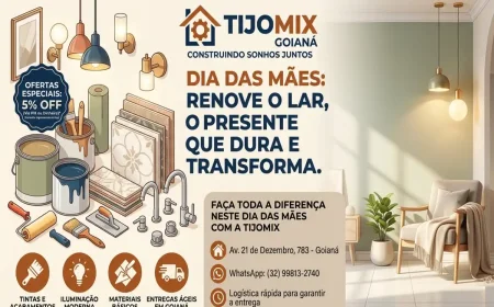 Presente de Dia das Mães: 5% de Desconto na TijoMix Goianá