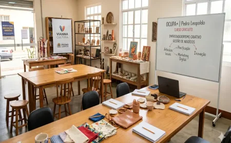 Curso Gratuito de Empreendedorismo Criativo em Pedro Leopoldo